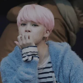 🍭 Jimin kpop, bts, 歌手, 粉色头发, 名人, 偶像 telegram sticker