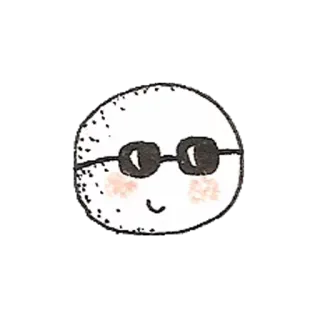 😎 крутой, солнцезащитные очки, лицо, эмодзи, каваий, милый telegram sticker
