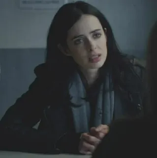 🥀 Jessica Jones donna, serie tv, personaggio, serio, Krysten Ritter telegram sticker