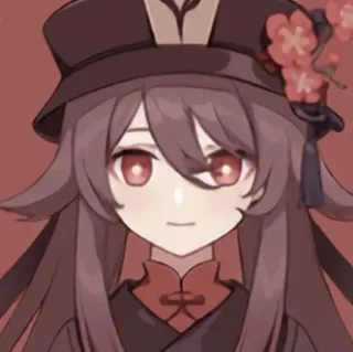 🍂 Hu Tao Genshin Impact Anime, Spiel, Hu Tao, Genshin, Kawaii, Süß telegram sticker