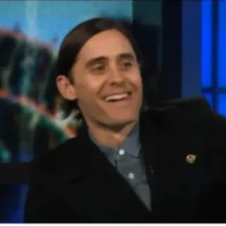 😀 Jared Leto diễn viên, đàn ông, chân dung, người nổi tiếng telegram sticker