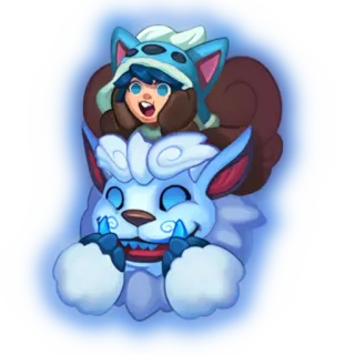 😱 Nunu & Willump League of Legends Nunu, Willump, League of Legends, Champion, Video Game, Cute, Cartoon telegram sticker