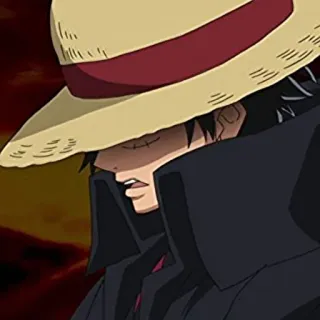 ❤️‍🔥 Luffy One Piece Anime, Personagem, Mangá, Chapéu de Palha, Luffy, One Piece telegram sticker