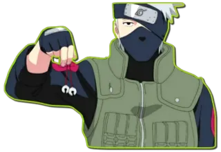 🙂 Kakashi Naruto Kakashi, Naruto, anime, ninja telegram sticker