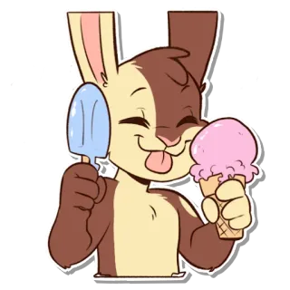 🍦 Bunny telegram sticker