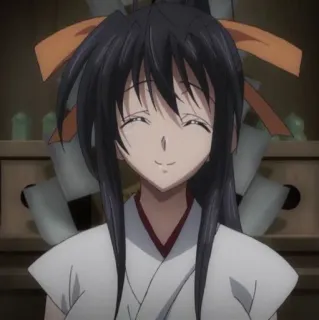 ⚡️ Akeno Himejima High School DxD Anime, Meisje, Personage, Akeno, High School DxD telegram sticker