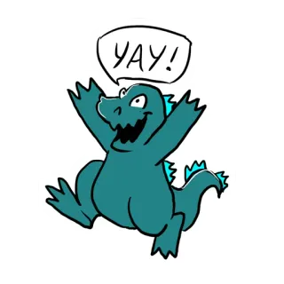 Godzilla telegram stickers