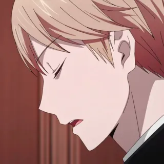 😒 Anime, Männlich, Charakter, Porträt telegram sticker