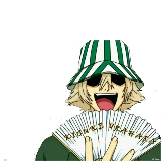 😂 Kisuke Urahara Bleach KISUKE URAHARA Anime, Manga, Fan, Charakter, Kisuke Urahara, Bleach telegram sticker