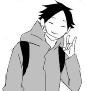 ☺️ Anime, Mangá, Personagem, Arte, Sticker, Ilustração telegram sticker