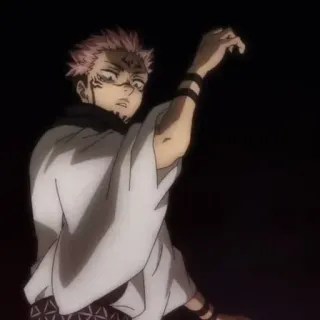 ✨ Ryomen Sukuna Jujutsu Kaisen Anime, Manga, Zauberer, Fluch, Dämon whatsapp sticker