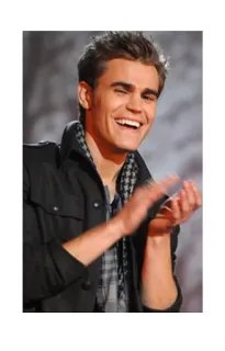 🤗 uomo, sorridente, ritratto, attore, paul wesley, celebrità telegram sticker