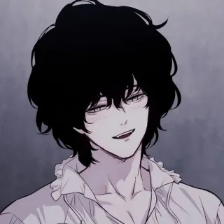 ✖️ anime, manga, portrait, art, illustration, character whatsapp sticker