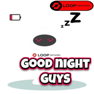 🔺️ GOOD NIGHT GUYS ราตรีสวัสดิ์, นอน, เหนื่อย, วนซ้ำ telegram sticker