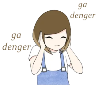 😩 ga denger
ga denger fille, oreilles, entendre, expression, dessin animé telegram sticker