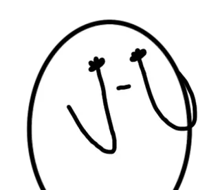 🥚 fantasma, desenho animado, emoji, engraçado telegram sticker