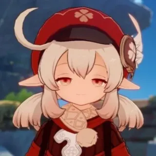 😐 Klee Genshin Impact anime, game, klee, genshin impact, video game, cute telegram sticker