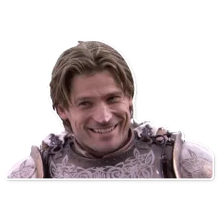 😁 Jaime Lannister Game of Thrones jaime lannister, game of thrones, personage, tv serie whatsapp sticker