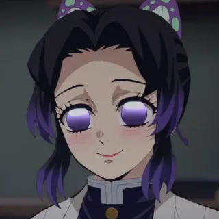 🦋 Shinobu Kocho Demon Slayer Аниме, Клинок, рассекающий демонов, Шинобу Кочо, Манга, Персонаж telegram sticker