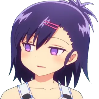 😕 Anime, Sticker, Mangá, Garota, Desenho animado, Expressão, Bonito telegram sticker