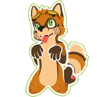 😊 Waschbär, Cartoon, Tier, Niedlich, Sticker, Fell telegram sticker
