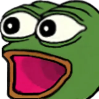 🙀 Pepe the Frog pepe, frog, meme, pog telegram sticker