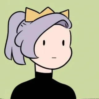☁️ cartone animato, regina, principessa, corona, personaggio, disegno, illustrazione telegram sticker