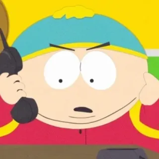 😎 Eric Cartman South Park Eric Cartman, South Park, Cartone animato, Divertente, Personaggio telegram sticker