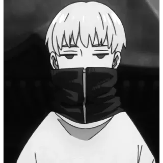 🌿 Toge Inumaki Jujutsu Kaisen 动漫, 咒术回战, 狗卷棘, 咒言, 角色, 贴纸 telegram sticker