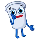 👏 Cartoon, Figur, Geste, Beleidigend whatsapp sticker