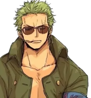 😑 Zoro One Piece anime, manga, one piece, zoro, roronoa zoro, pirate hunter telegram sticker