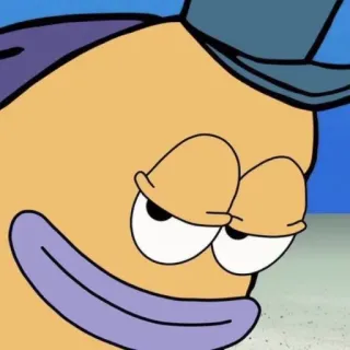 🌝 Fred SpongeBob SquarePants telegram sticker
