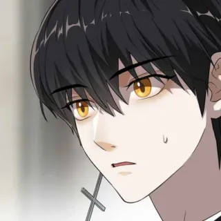 🩸 Аниме, Манга, Грустный, Плачущий, Парень, Мужчина, Персонаж telegram sticker