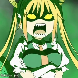 🤬 Lucoa Miss Kobayashi's Dragon Maid telegram sticker