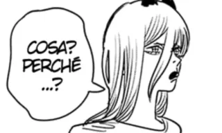 ❔ COSA? PERCHE...? Anime, Manga, Bocadillo, Pregunta, Italiano whatsapp sticker