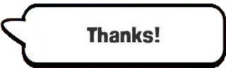 😘 Thanks! thank you, thanks, chat, message telegram sticker