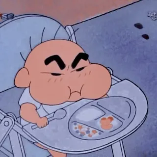 🍠 Shin-chan Crayon Shin-chan Shin-chan, Anime, Crayon Shin-chan, Bayi, Kartun telegram sticker