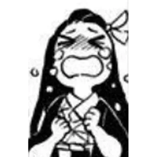 😭 Nezuko Kamado Demon Slayer Anime, Manga, Demon Slayer, Nezuko, Nezuko Kamado, Llorando, Emocional telegram sticker