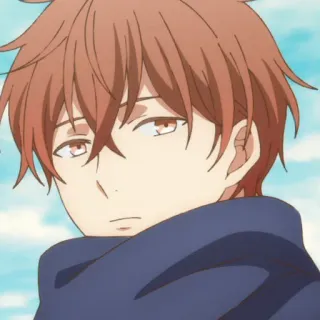 🎸 Anime, Mangá, Personagem, Retrato, Menino, Ilustração telegram sticker