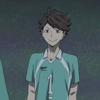 😰 Oikawa Tooru Haikyuu!! Anime, Haikyuu, Oikawa, Oikawa Tooru, Siatkówka, Postać telegram sticker