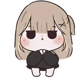 🐼 Kartun, Lucu, Gadis, Anime, Manga, Chibi telegram sticker