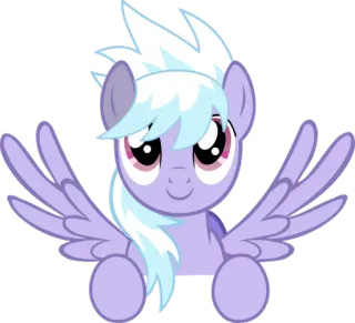 😃 My Little Pony Pony, Cartoon, Tier, Freundschaft, Süß, Flügel, Fantasy telegram sticker