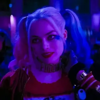 💎 Harley Quinn Harley Quinn, DC Comics, Suicide Squad, Margot Robbie, villain, anti-hero telegram sticker