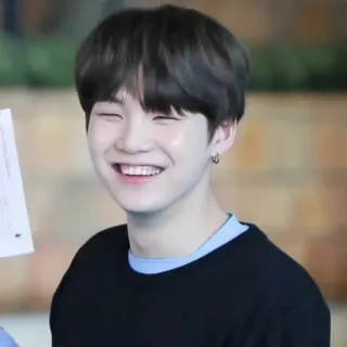 😁 Suga Kpop, idol, celebrity, BTS, singer, music telegram sticker