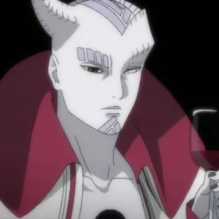 🍷 Isshiki Ōtsutsuki Boruto 애니메이션, 만화, 보루토, 오오츠츠키 잇시키, 오오츠츠키, 악당, 캐릭터 telegram sticker