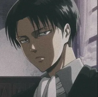 📎 Levi Ackerman Attack on Titan levi, levi ackerman, attack on titan, anime, manga, character telegram sticker