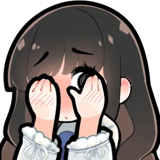 🫣 Menhera-chan telegram sticker