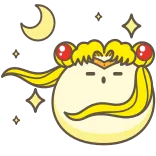 👸 Sailor Moon เซเลอร์มูน, อนิเมะ, น่ารัก, ตัวละคร, พระจันทร์, คาวาอิ, สติกเกอร์ telegram sticker