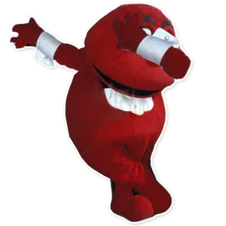 🙌 red, mascot, dancing, character telegram sticker
