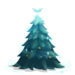 🌲 tree, plant, leaf telegram sticker